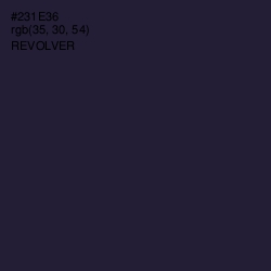 #231E36 - Revolver Color Image