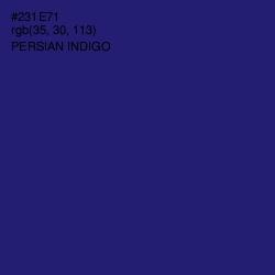 #231E71 - Persian Indigo Color Image