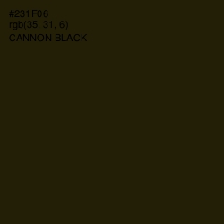 #231F06 - Cannon Black Color Image