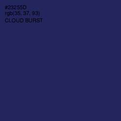 #23255D - Cloud Burst Color Image