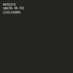 #23261E - Log Cabin Color Image