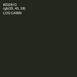 #23281C - Log Cabin Color Image