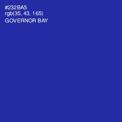 #232BA5 - Governor Bay Color Image
