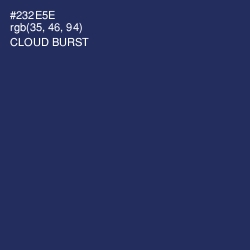#232E5E - Cloud Burst Color Image