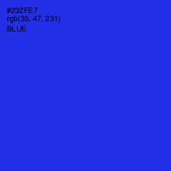 #232FE7 - Blue Color Image