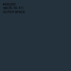 #23323D - Outer Space Color Image