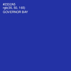 #2332A5 - Governor Bay Color Image