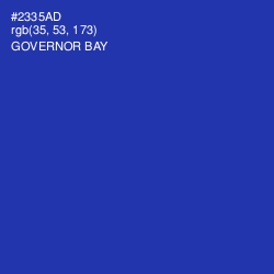 #2335AD - Governor Bay Color Image