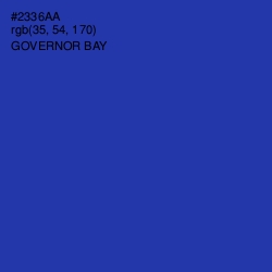 #2336AA - Governor Bay Color Image