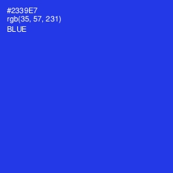 #2339E7 - Blue Color Image