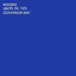 #233BA5 - Governor Bay Color Image