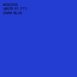 #233DD3 - Dark Blue Color Image