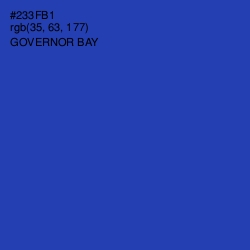 #233FB1 - Governor Bay Color Image