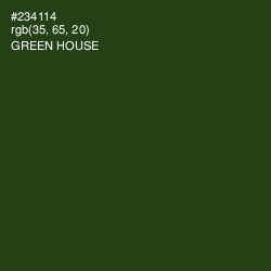 #234114 - Green House Color Image