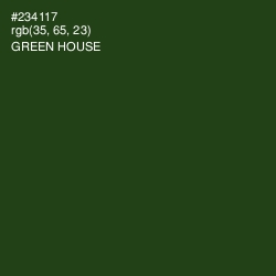 #234117 - Green House Color Image