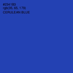 #2341B3 - Cerulean Blue Color Image