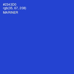 #2343D0 - Mariner Color Image