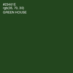 #23461E - Green House Color Image