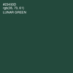 #23493D - Lunar Green Color Image