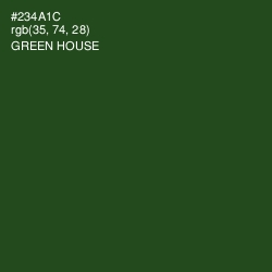 #234A1C - Green House Color Image