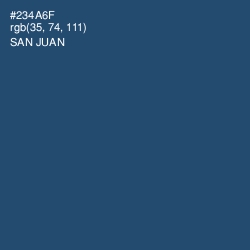 #234A6F - San Juan Color Image