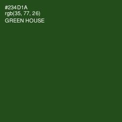 #234D1A - Green House Color Image