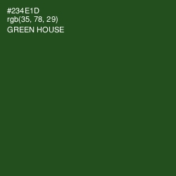 #234E1D - Green House Color Image