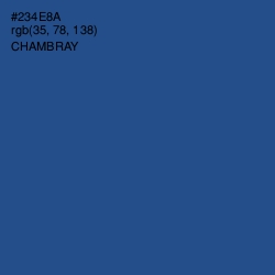 #234E8A - Chambray Color Image