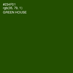 #234F01 - Green House Color Image