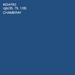 #234F80 - Chambray Color Image