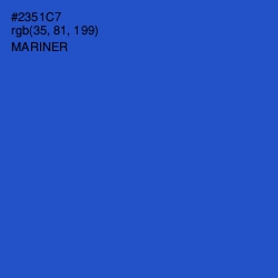 #2351C7 - Mariner Color Image