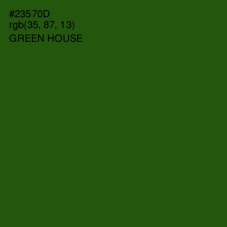 #23570D - Green House Color Image