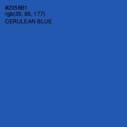 #2358B1 - Cerulean Blue Color Image