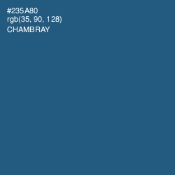 #235A80 - Chambray Color Image