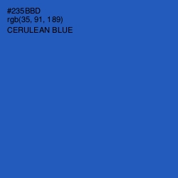 #235BBD - Cerulean Blue Color Image