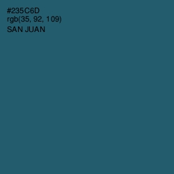 #235C6D - San Juan Color Image