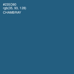 #235D80 - Chambray Color Image