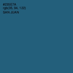 #235E7A - San Juan Color Image