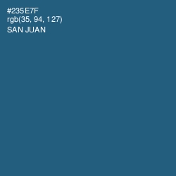 #235E7F - San Juan Color Image