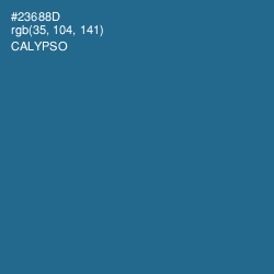 #23688D - Calypso Color Image