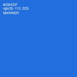 #236EDF - Mariner Color Image