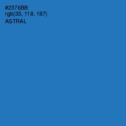 #2376BB - Astral Color Image