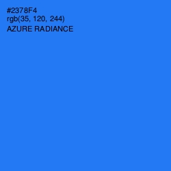 #2378F4 - Azure Radiance Color Image