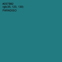 #237B82 - Paradiso Color Image