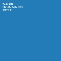 #237BB8 - Astral Color Image