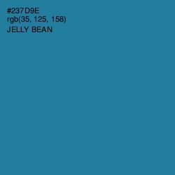 #237D9E - Jelly Bean Color Image