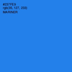 #237FE9 - Mariner Color Image