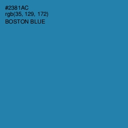 #2381AC - Boston Blue Color Image