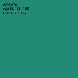 #238A76 - Eucalyptus Color Image