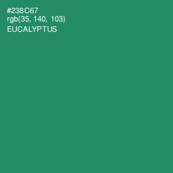 #238C67 - Eucalyptus Color Image